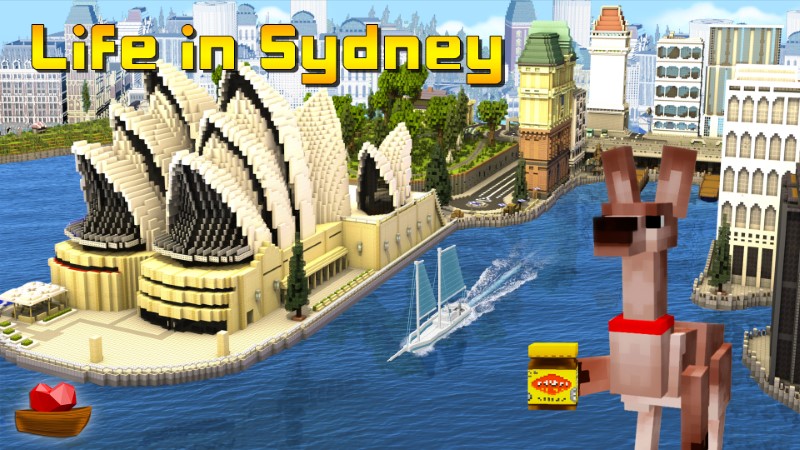 Life in Sydney on the Minecraft Marketplace by Lifeboat