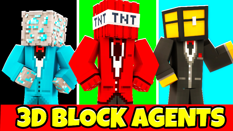 3D Block Agents