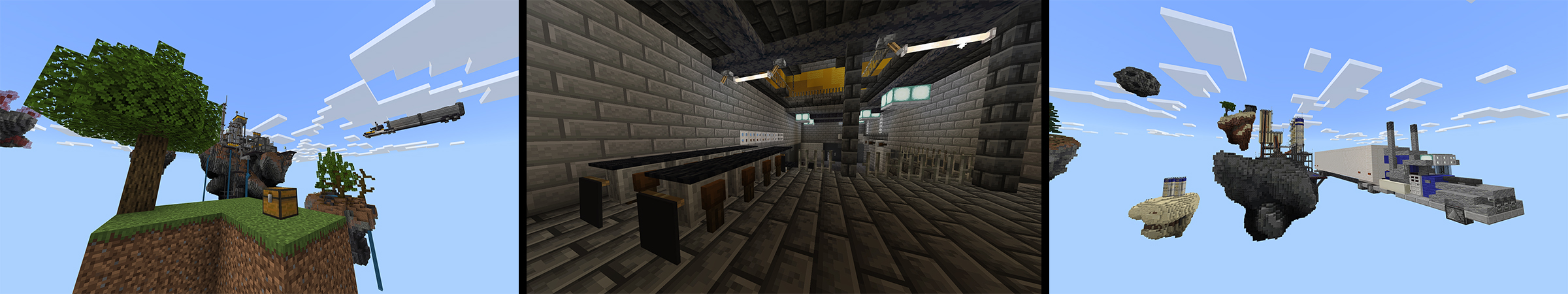 Industrial Skyblock Panorama