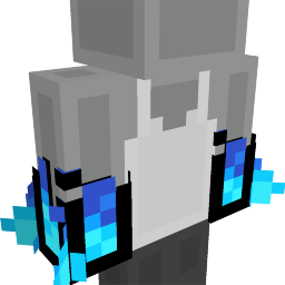 Blue Neon Gloves