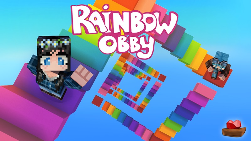 Rainbow Obby Key Art