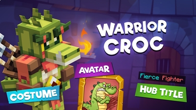 Warrior Croc Costume