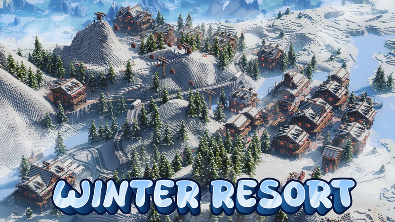 Winter Resort on the Minecraft Marketplace by Asiago Bagels