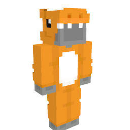 Orange Dinosaur Pajamas on the Minecraft Marketplace by Asiago Bagels
