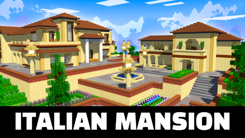 Italian Mansion on the Minecraft Marketplace by Pixel Smile Studios