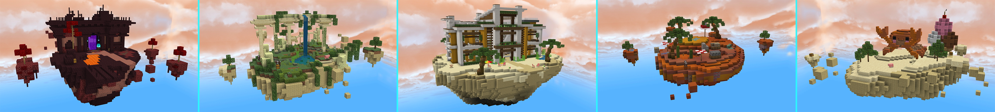 Summer Skyblock Panorama