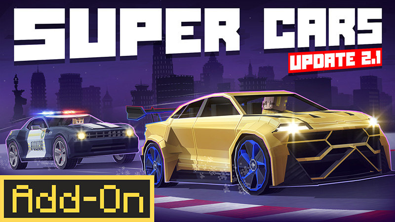 Super Cars 2.1 Add-On Key Art