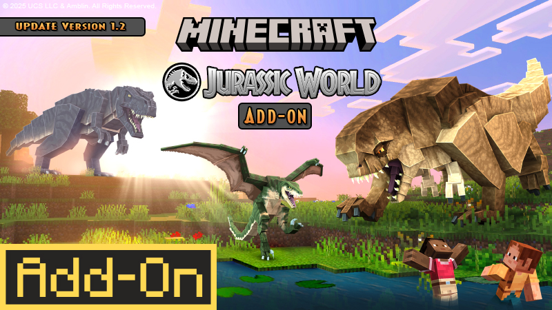 Jurassic World Add-On on the Minecraft Marketplace by Syclone Studios