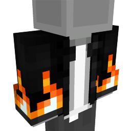 Flaming Black Jacket on the Minecraft Marketplace by Sapix