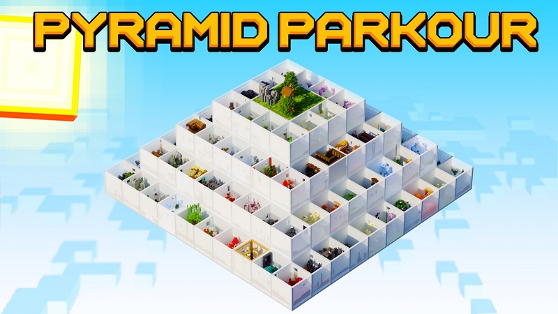 Pyramid Parkour on the Minecraft Marketplace by Rainbow Theory