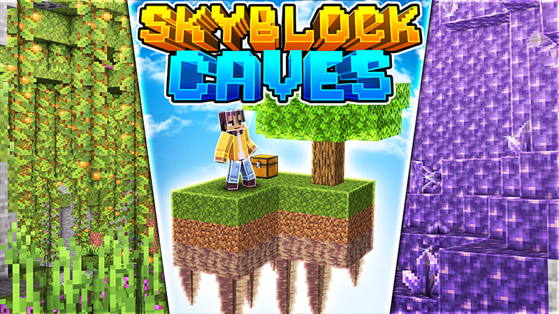 Skyblock: Caves Key Art