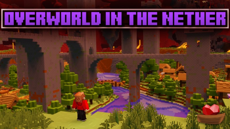 Overworld in the Nether Key Art