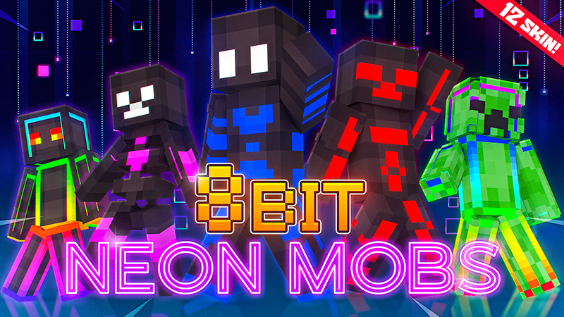 8Bit Neon Mobs Key Art