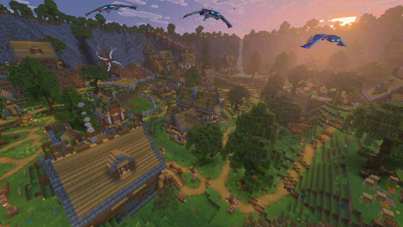 Village in a Hole by GoE-Craft