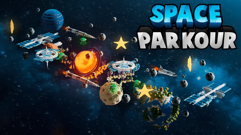 Space Parkour Key Art