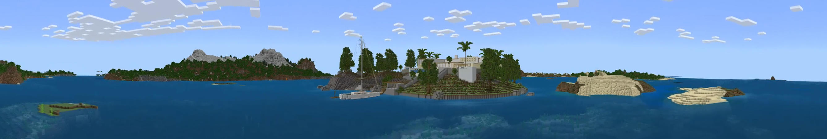 Luxury Island Mansion Panorama