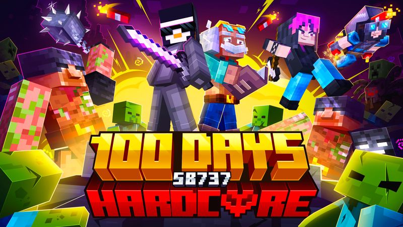 SB737 100 Days Hardcore Key Art