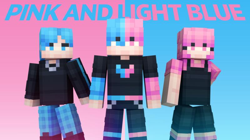 Pink and Light Blue Key Art