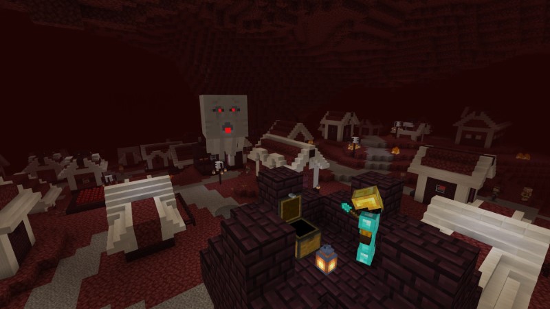 World's Largest Nether Village by Lifeboat