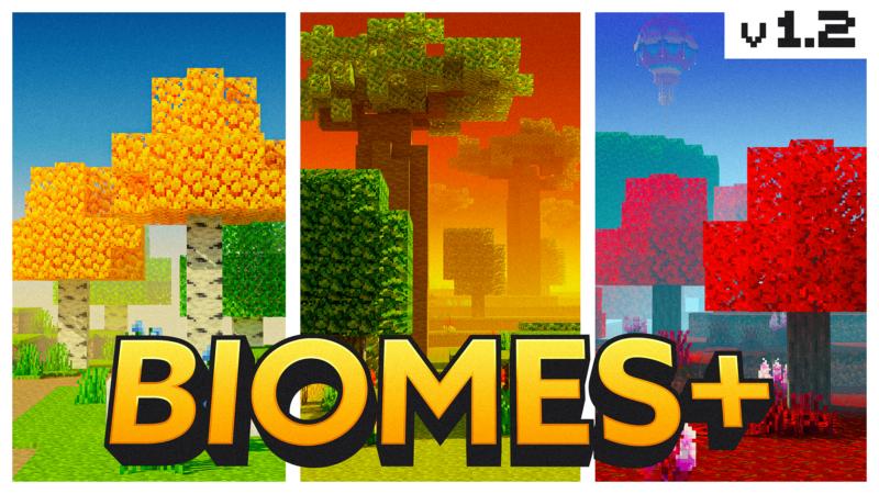 Biomes+ 1.2 Key Art