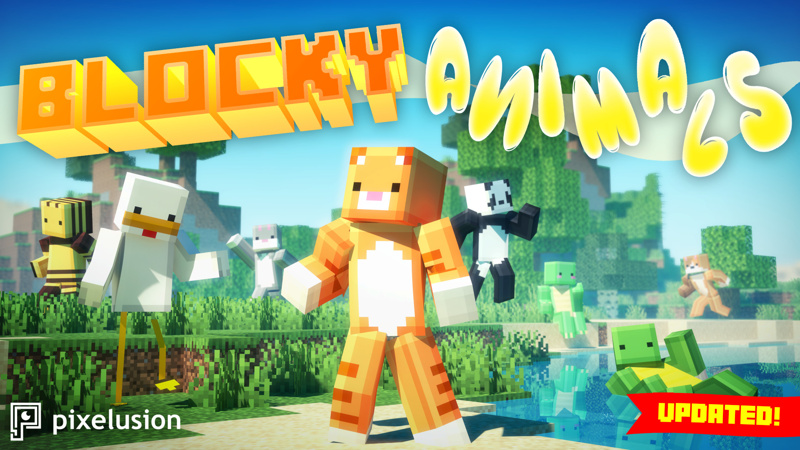 Blocky Animals Key Art