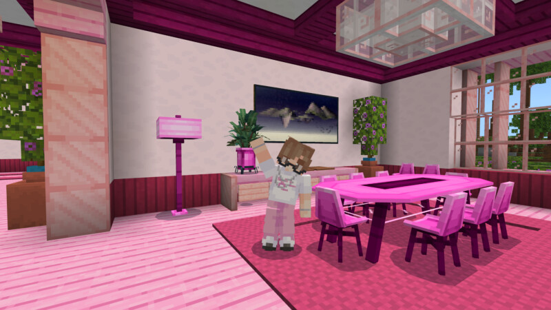 Cute Pink Modern Mansion Screenshot #6