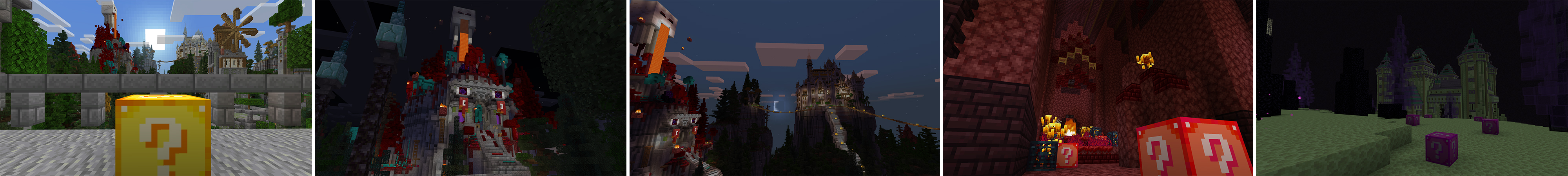 Lucky Block Castles Panorama