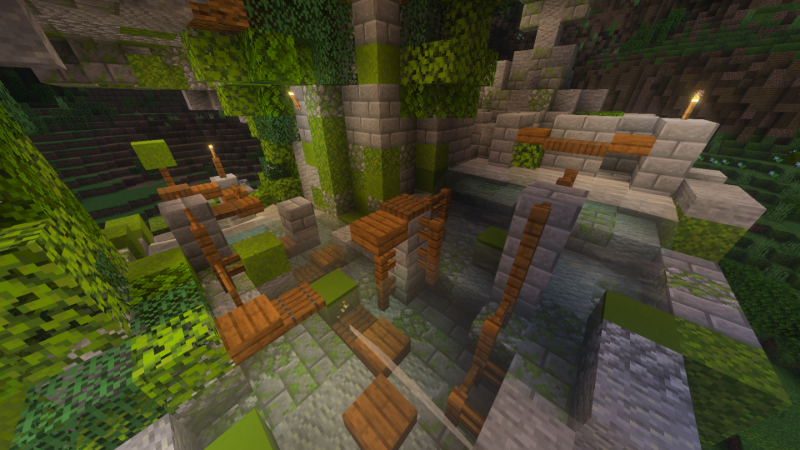 Jungle Ascent Spiral Parkour Jungle Ascent Spiral Parkour by CHRONICOVERRIDE LLC