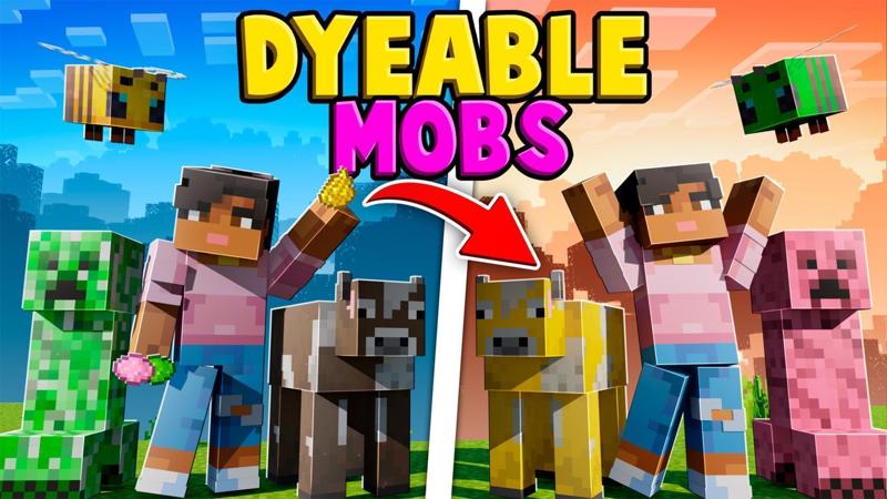 Dyeable Mobs Key Art