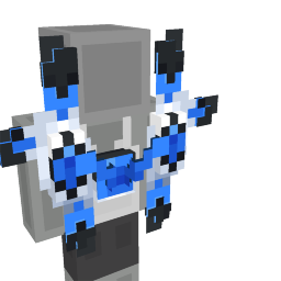 Blue White Mecha Wings