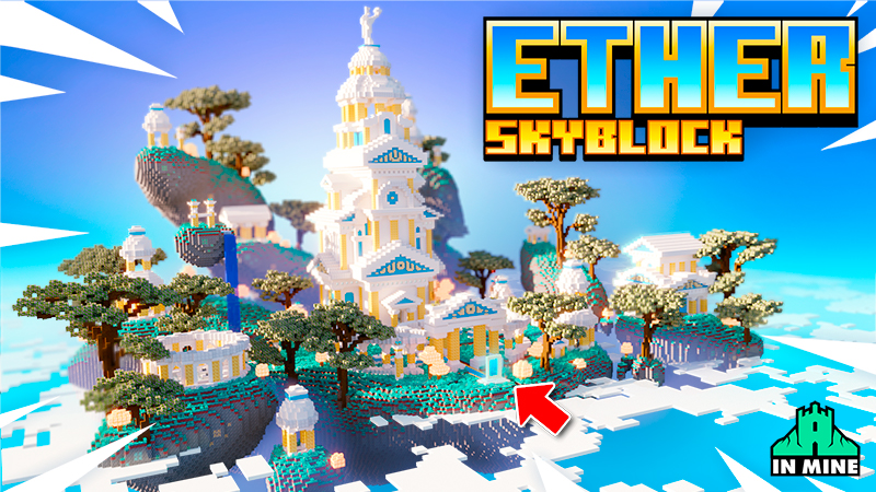 Ether Skyblock Key Art