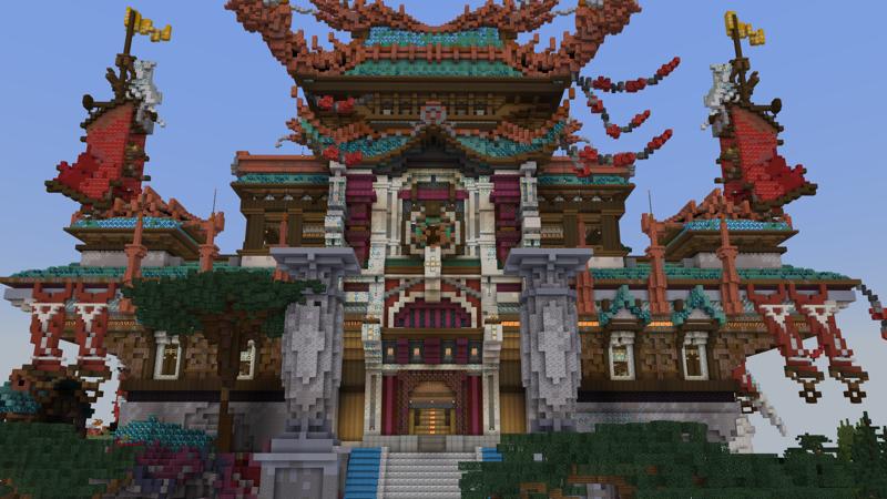 Ninja Skyblock Temple by Nitric Concepts