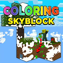 Coloring Skyblock Pack Icon