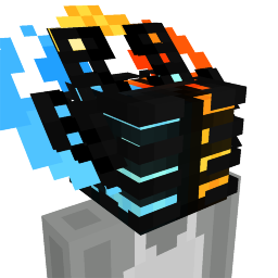 Dark Frost Flame Helmet