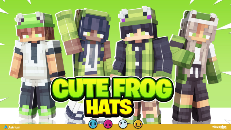 Cute Frog Hats Key Art