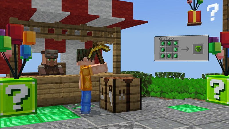 Emerald Lucky Block One Block Screenshot #5