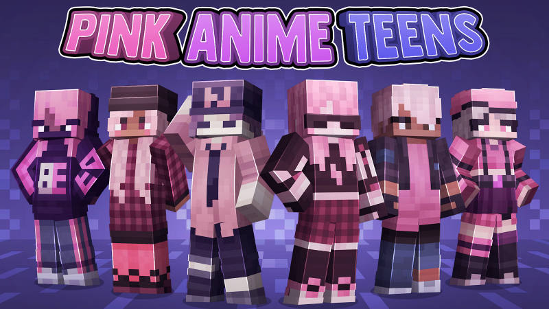 Pink Anime Teens Key Art