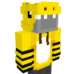 Yellow Dinosaur Hoodie Key Art