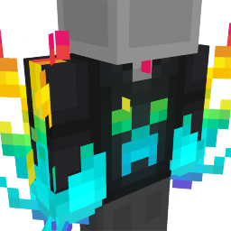 Rainbow Stripe Fire Hood