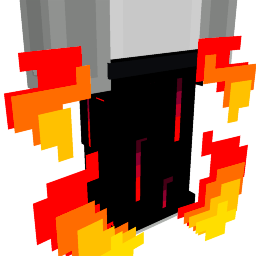Dark Shadow Fire Demon Knight Trousers on the Minecraft Marketplace by Diveblocks