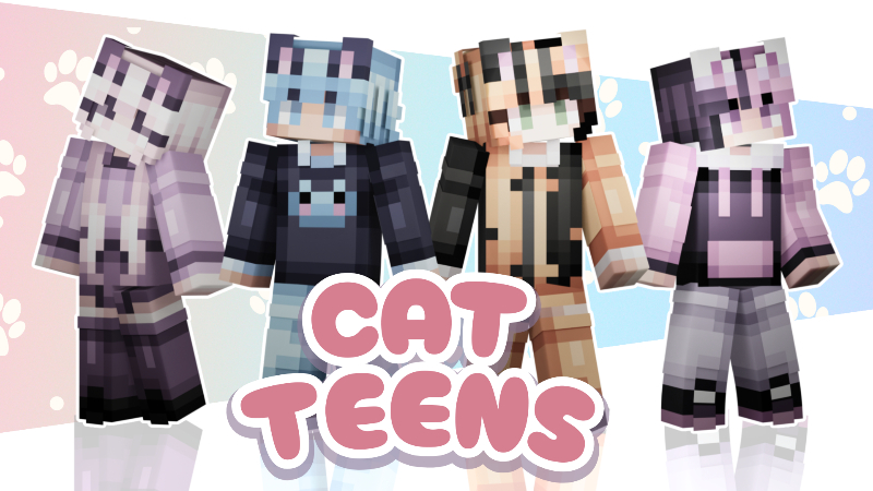 Cat Teens on the Minecraft Marketplace by Entity Builds