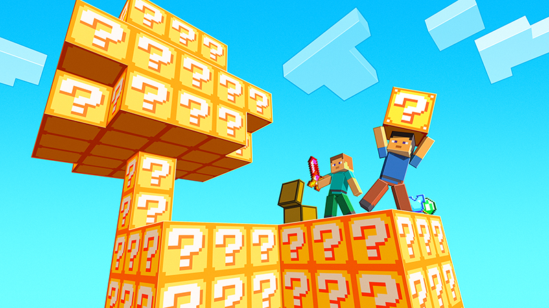 Skyblock: Lucky Block Key Art