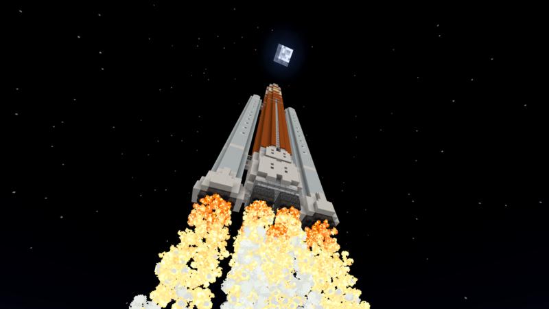 Artemis: Rocket Build by Minecraft