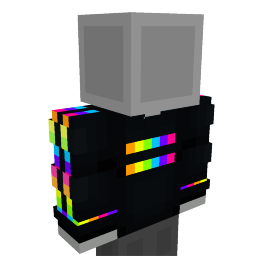 Black and Rainbow Hoodie