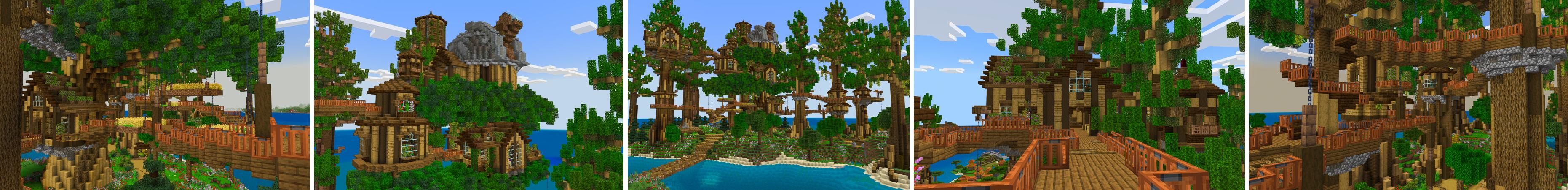 Tree House Mansion Panorama