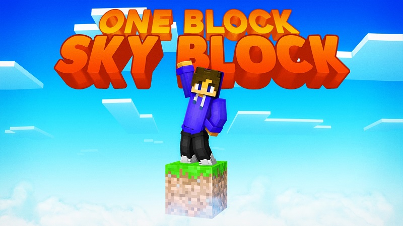 One Block Skyblock Key Art