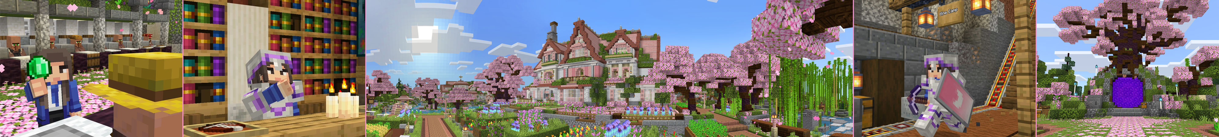 Cherry Blossom House Panorama