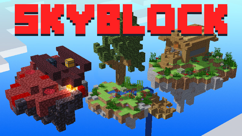 Mega Skyblock Key Art