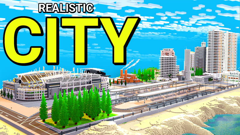 REALISTIC CITY on the Minecraft Marketplace by Pickaxe Studios