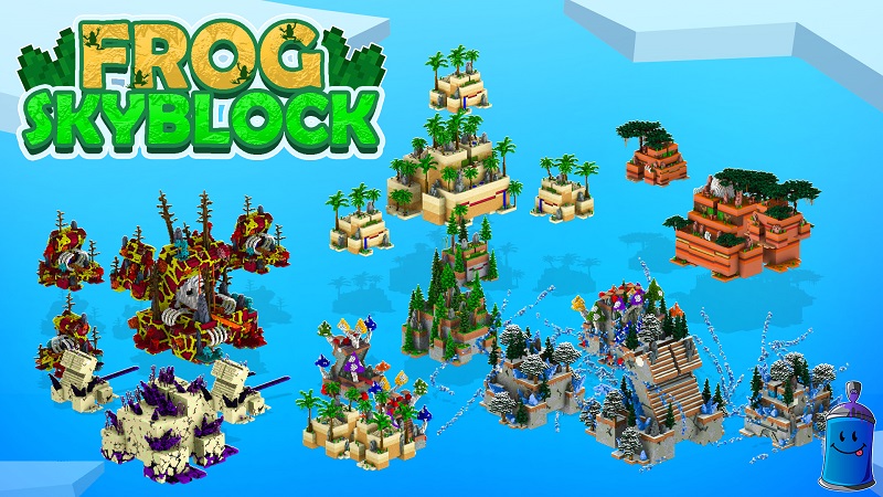 Frog Skyblock Key Art